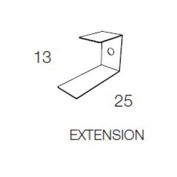 ACCESORIO DE EXTENSIÓN PARA LIBRERÍAS PTOLOMEO PTPRW BLANCO OPINIÓN CIATTI