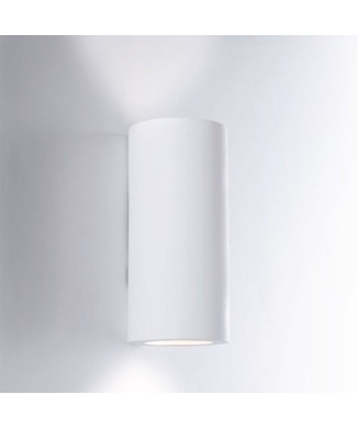APLIQUE TUBULAR BANJIE BLANCO 2XGU10 7,5X7,5X16CM