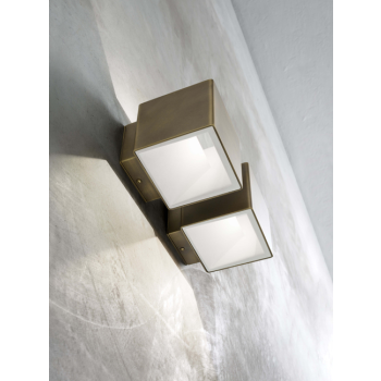 Lámpara de pared Cubetto de Aldo Bernardi