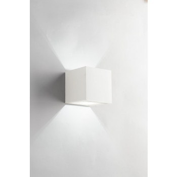 APLIQUE DE PARED RUBIK BLANCO 1XG9 11,5X11,5X11,5CM