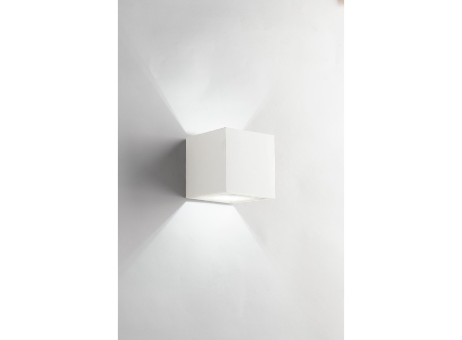 APLIQUE DE PARED RUBIK BLANCO 1XG9 11,5X11,5X11,5CM