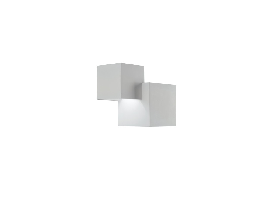 APLIQUE DE PARED RUBIK BLANCO 2XG9 19,5X11,5X16CM