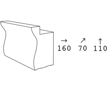 Mostrador de bar escritorio Bartolomeo Plust