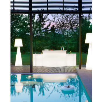 Mostrador deslizante de la barra de snacks