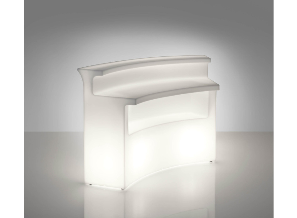 Mostrador deslizante de la barra de snacks