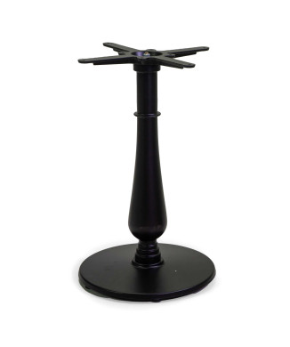 Base de mesa redonda de hierro fundido negro Oscar, ø43h72 cm, Vacchetti