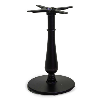 Base de mesa redonda de hierro fundido negro Oscar, ø43h72 cm, Vacchetti
