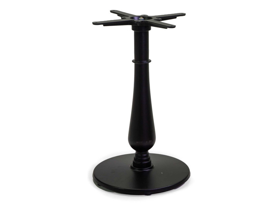 Base de mesa redonda de hierro fundido negro Oscar, ø43h72 cm, Vacchetti