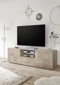 Mueble de TV MIRO de 2 puertas y 1 cajón 
