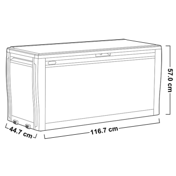 Baúl de exterior COMFY KETER