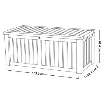 Baúl de exterior ROCKWOOD KETER