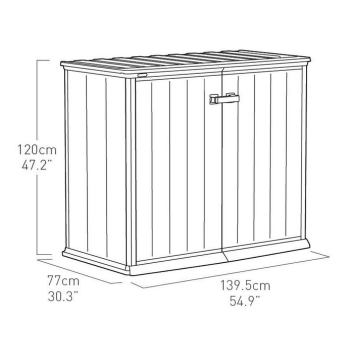 Caja de herramientas KETER de la tienda de patio