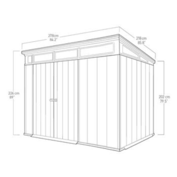 Cobertizo para herramientas artesanales KETER