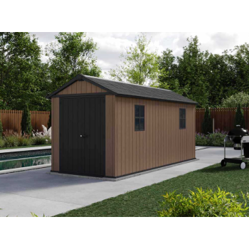 Cobertizo doble para herramientas KETER NEWTON PLUS con opción de montaje