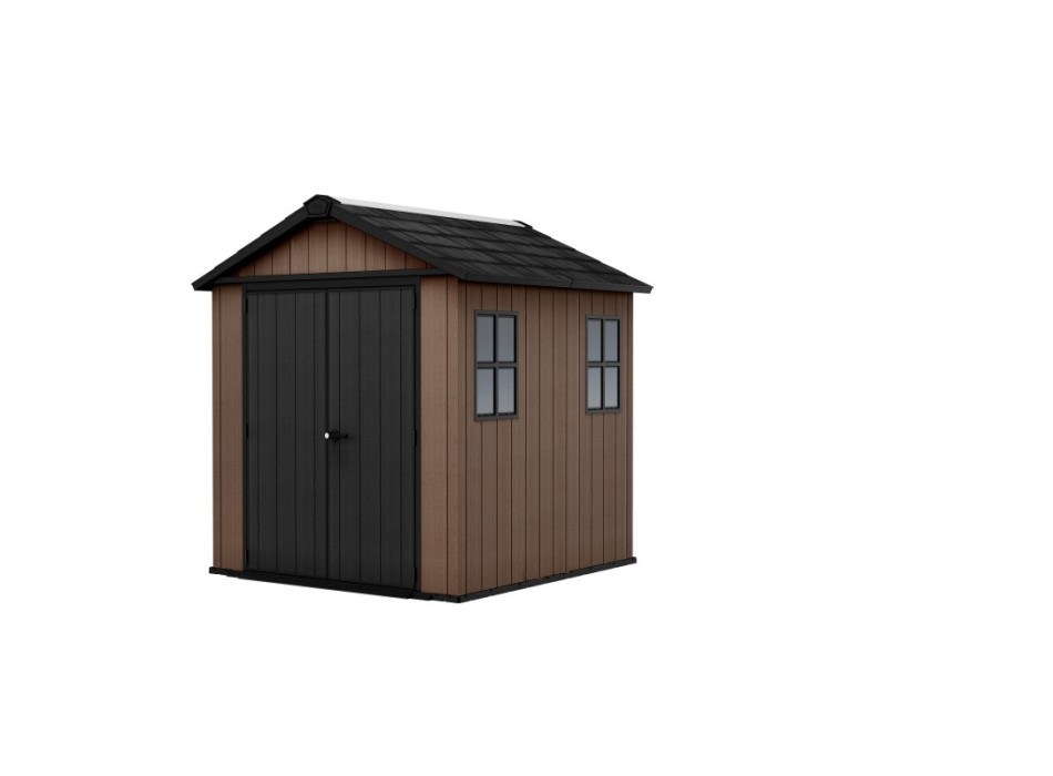 Cobertizo doble para herramientas KETER NEWTON PLUS con opción de montaje