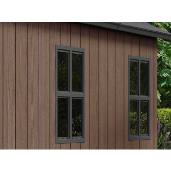 Cobertizo doble para herramientas KETER NEWTON PLUS con opción de montaje