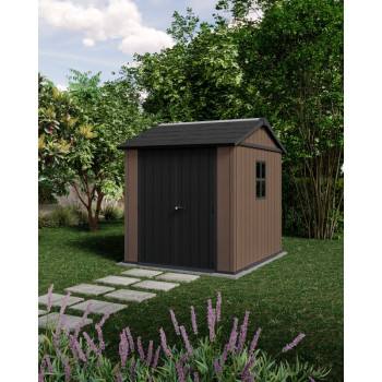 Cobertizo doble para herramientas KETER NEWTON PLUS con opción de montaje