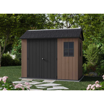 Cobertizo doble para herramientas KETER NEWTON PLUS con opción de montaje