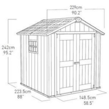 Cobertizo de herramientas Keter de Oakland