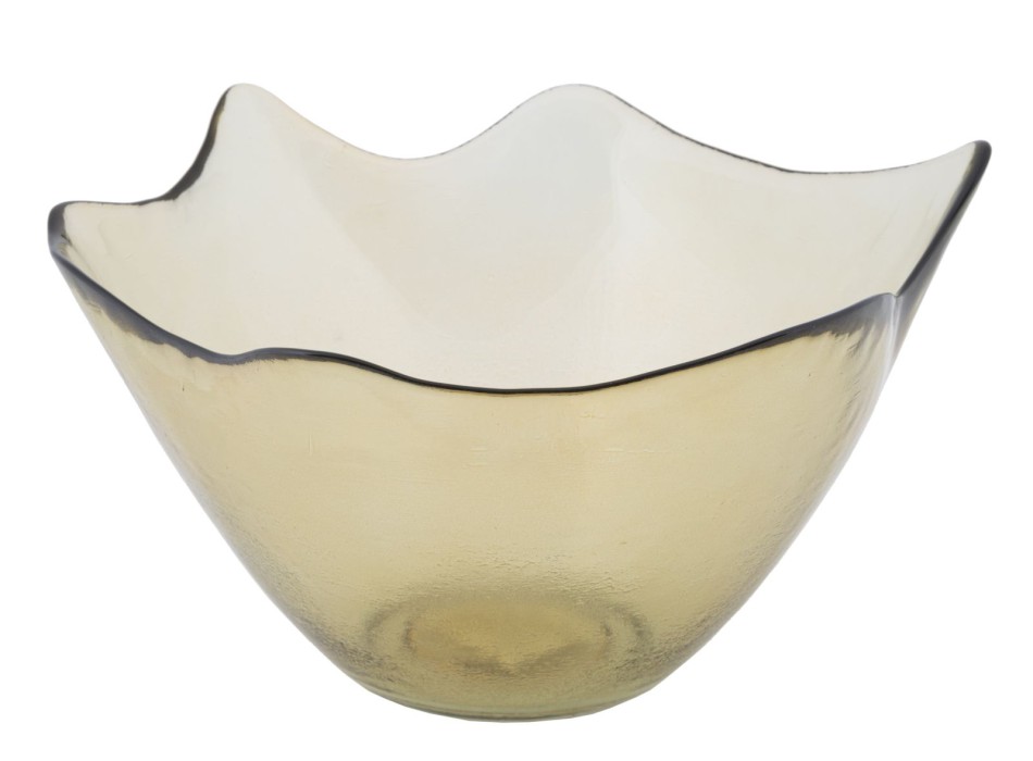 BOWL DE VIDRIO RECICLADO