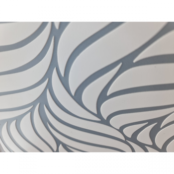 CÍRCULOS GRIS Y PÉTALOS BLANCOS P2934B PINTDECOR