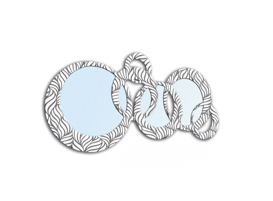 CÍRCULOS GRIS Y PÉTALOS BLANCOS P2934B PINTDECOR