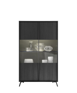 CITY - Vitrina de 2 puertas