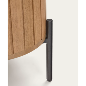 Mesita de noche de madera Licia LA FORMA