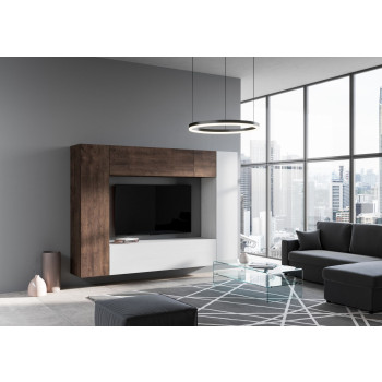 Composiciones Isoka - Isoka A06 Composición de pared para sala de estar An.254 Al.173,6 Pr.39,2