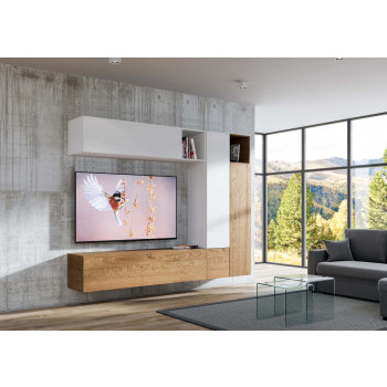 Composiciones Isoka - Isoka A08 Composición de pared para salón An.254 Al.194 Pr.39.2