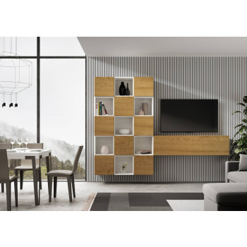 Composiciones Isoka - Isoka A101 Composición de pared para salón An.274 Al.200 Pr.39,2