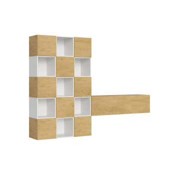 Composiciones Isoka - Isoka A101 Composición de pared para salón An.274 Al.200 Pr.39,2