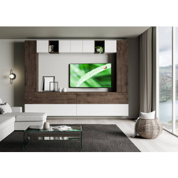 Composiciones Isoka - Isoka A105 Composición de pared para salón An. 348 Al. 254 Pr. 39,2