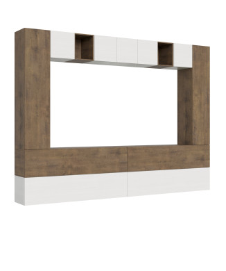 Composiciones Isoka - Isoka A105 Composición de pared para salón An. 348 Al. 254 Pr. 39,2