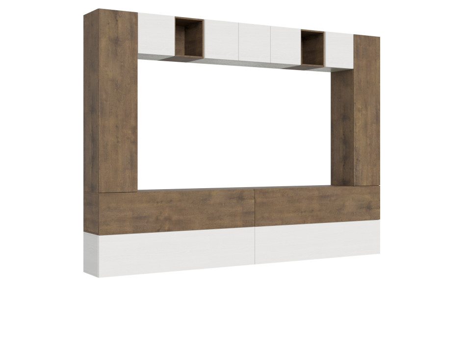 Composiciones Isoka - Isoka A105 Composición de pared para salón An. 348 Al. 254 Pr. 39,2