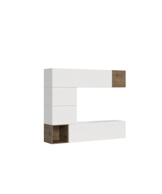 Composiciones Isoka - Composición de pared para salón Isoka A11 An.194 Al.160 Pr.39,2