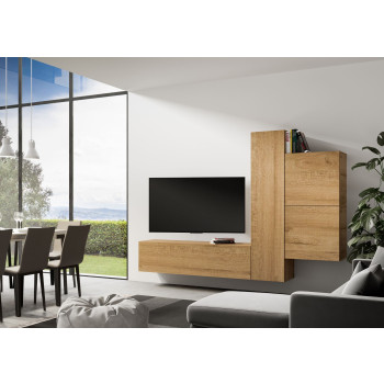 Composiciones Isoka - Isoka A112 Composición de pared para sala de estar An.254 Al.173,6 Pr.39,2