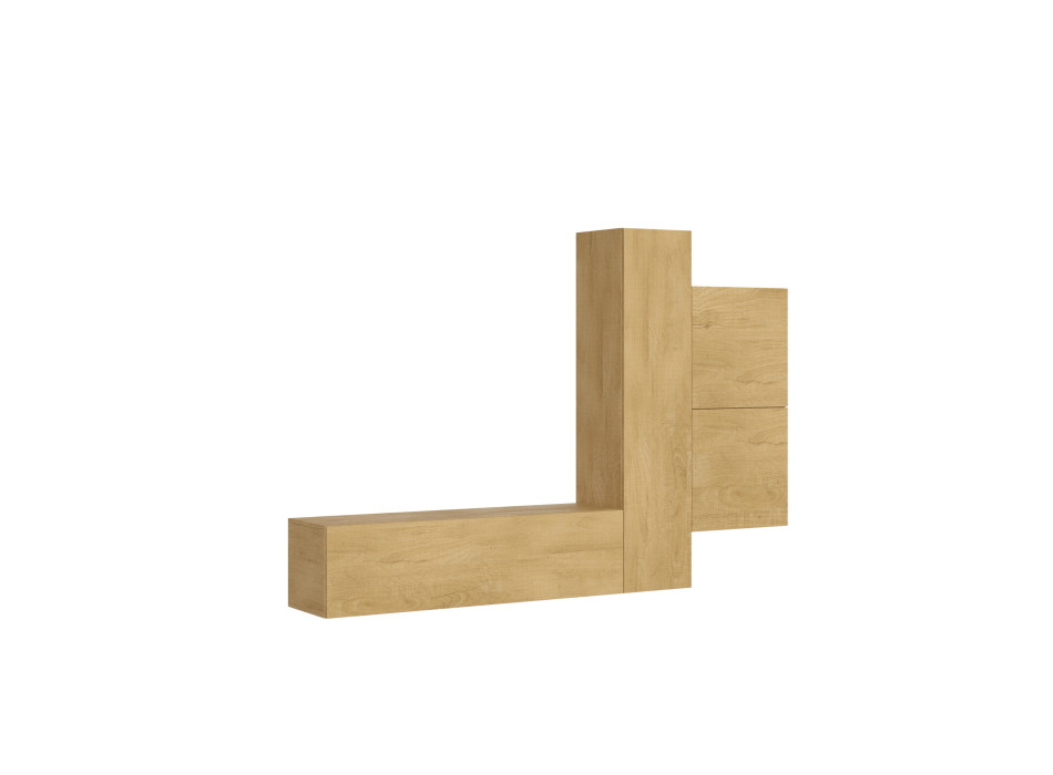 Composiciones Isoka - Isoka A112 Composición de pared para sala de estar An.254 Al.173,6 Pr.39,2