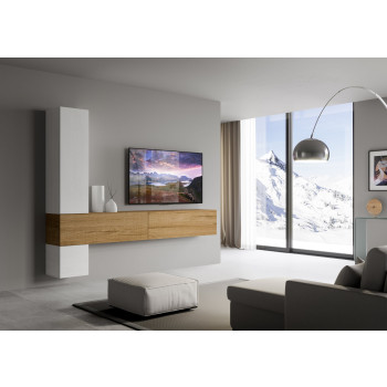 Composiciones Isoka - Composición de pared para salón Isoka A113 An. 268 Al. 214 Pr. 39,2