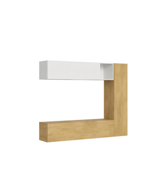 Composiciones Isoka - Composición de pared para salón Isoka A14 An.214 Al.173,6 Pr.39,2