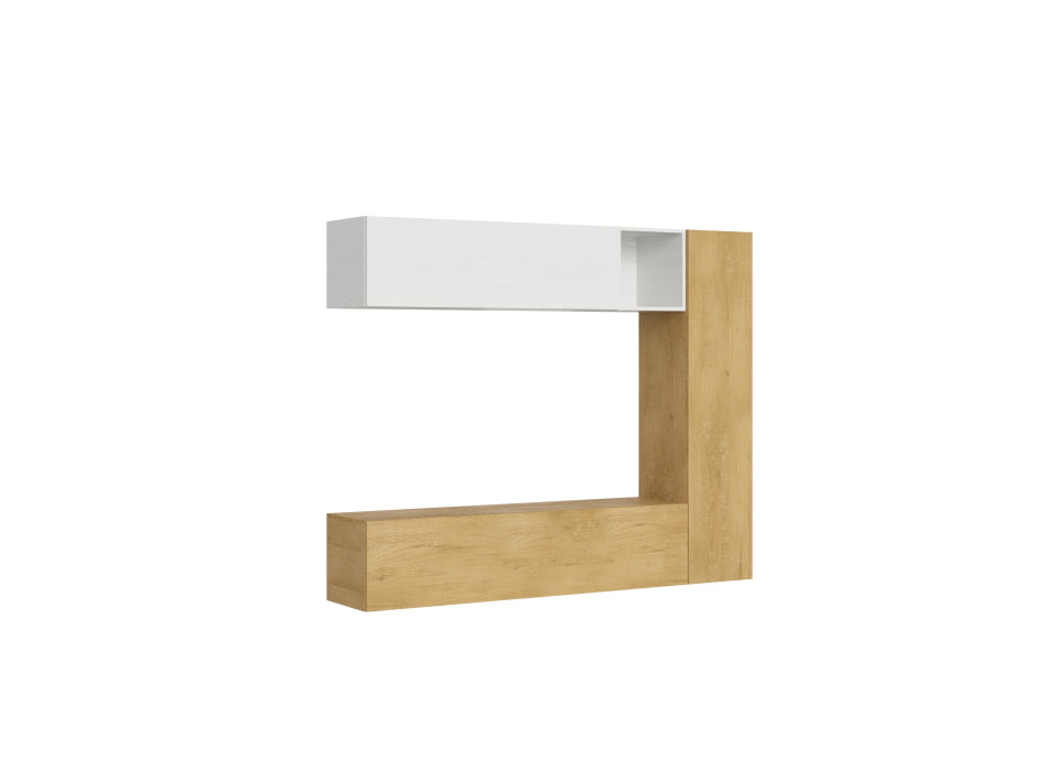 Composiciones Isoka - Composición de pared para salón Isoka A14 An.214 Al.173,6 Pr.39,2