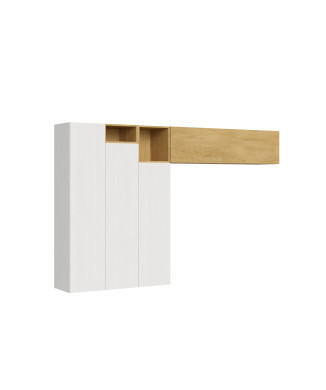 Composiciones Isoka - Composición de pared para salón Isoka A22 An.274 Al.173,6 Pr.39,2