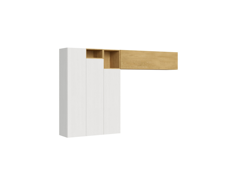 Composiciones Isoka - Composición de pared para salón Isoka A22 An.274 Al.173,6 Pr.39,2