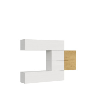 Composiciones Isoka - Composición de pared para salón Isoka A24 An.234 Al.160 Pr.39,2