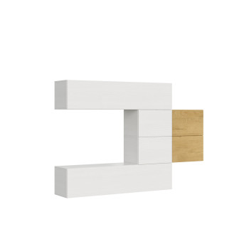 Composiciones Isoka - Composición de pared para salón Isoka A24 An.234 Al.160 Pr.39,2