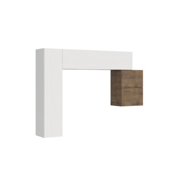 Composiciones Isoka - Composición de pared para salón Isoka A25 An.204 Al.173,6 Pr.39,2