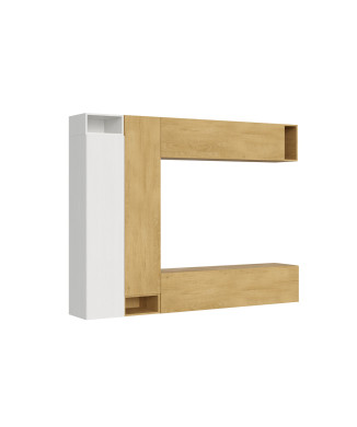 Composiciones Isoka - Composición de pared para salón Isoka A27 An.254 Al.194 Pr.39,2