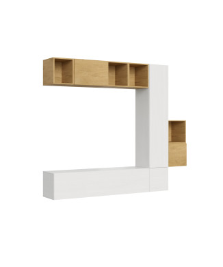 Composiciones Isoka - Composición de pared para salón Isoka A49 An.254 Al.214 Pr.39,2