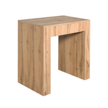 Consola Allin - Consola extensible 78x47/299 cm Espátula Allin blanca con extensiones internas