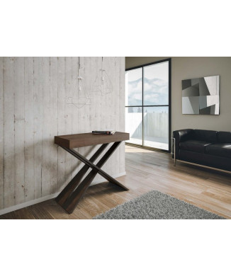 Mesa consola extensible 90x40/190 cm Diago Small Estructura Antracita